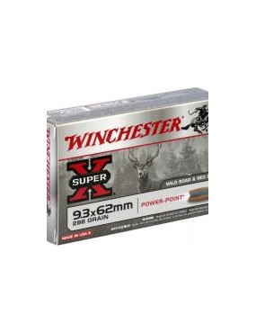 MUNITION WINCHESTER 9.3X62...